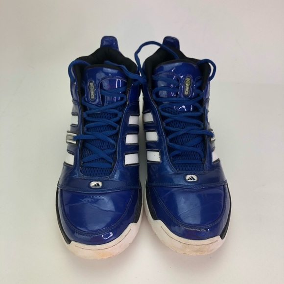 Adidas Mens Shoes Infantey Bounce Blue Basketball - Picture 2 of 9